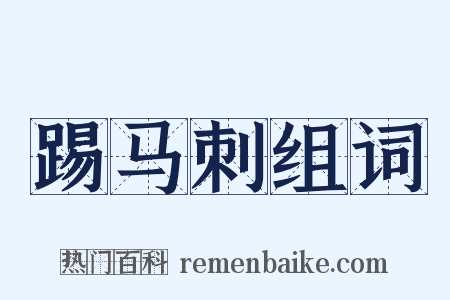 踢马刺组词是什么意思的图片